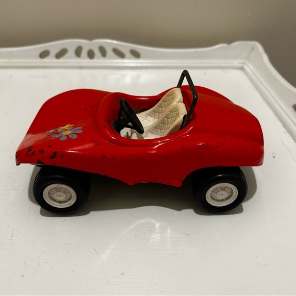 Vintage Antique TONKA Orange Metal Fun Dune Buggy Toy Car 55340 Steel 1970's SC8 - Picture 3 of 8